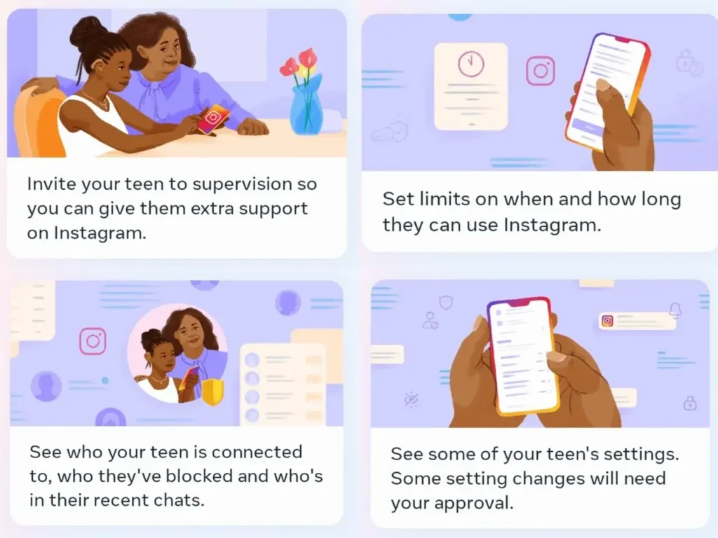 عينٌ على المراهقين.. إنستغرام Instagram  يُضيف ميزة "تنبيه الآباء" عند قيام المراهقين بالبحث عن محتوى حساس
